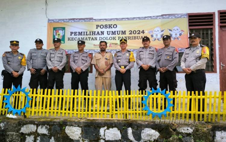 Polres Simalungun Monitor Situasi  dan Pengamanan Logistik Pemilu