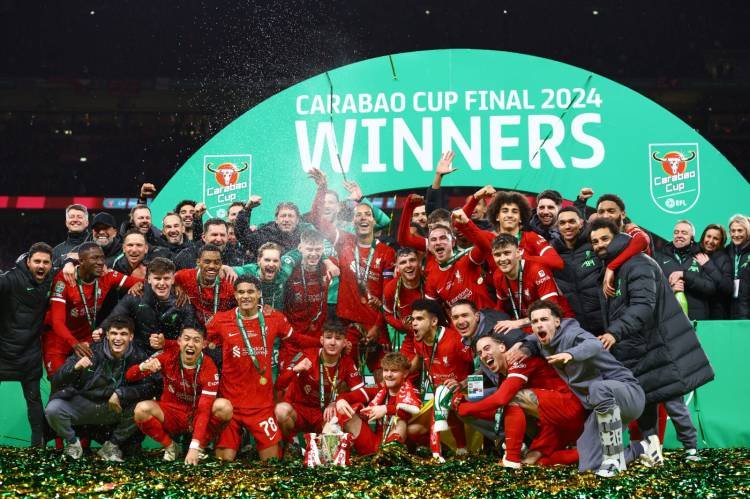 Menang Dramatis Lawan Chelsea, Liverpool Raih Trofi ke-10 Piala Liga Inggris