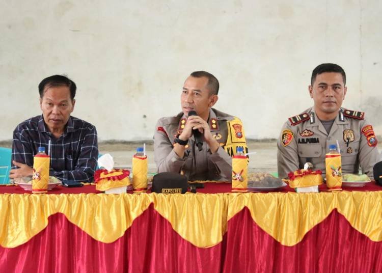 Kapolres Sergai Harap Petugas Linmas dan Personel Polri Bekerjasama dalam Pam TPS