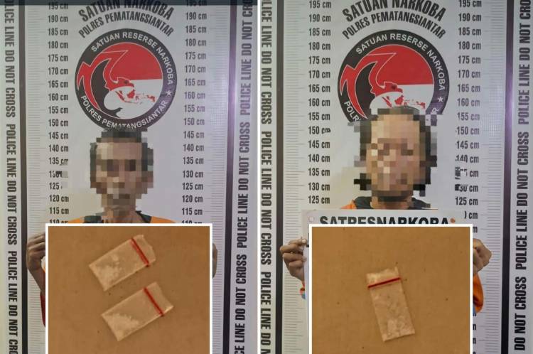 2 Residivis Narkotika Tertangkap Polisi saat Transaksi Sabu di Pematangsiantar