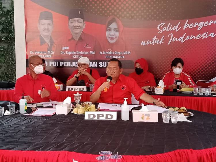 DPD PDI Perjuangan Usulkan Tiga Nama Calon Ketua DPRD Sumut ke DPP