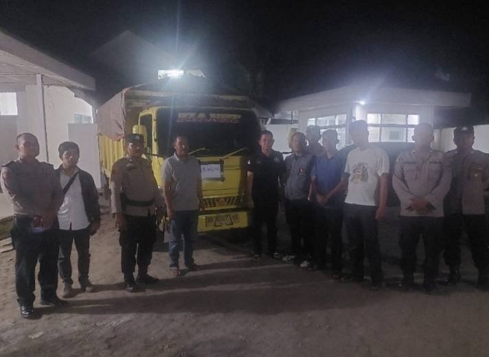 Polisi Kawal Pengembalian Logistik Pemilu ke KPU Labuhanbatu