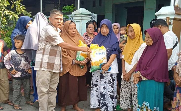HNSI Medan Salurkan Bantuan Beras kepada Masyarakat Pesisir