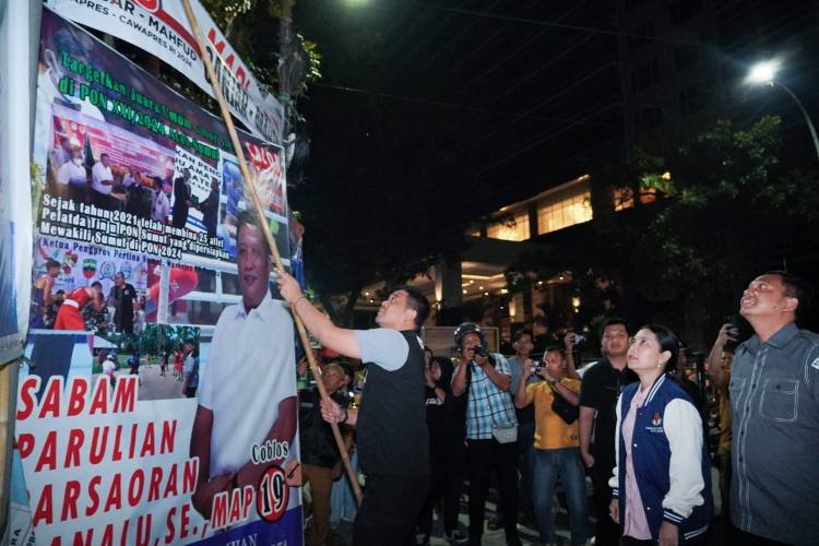 Minggu Dini Hari, Bobby Nasution Pimpin Penertiban APK