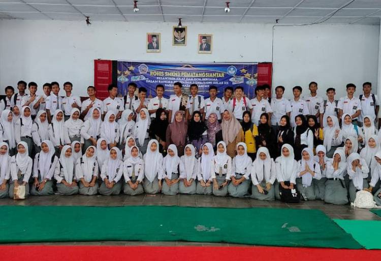 Rohis SMKN 3 Pematangsiantar Gelar Pesantren Kilat dan Doa Bersama
