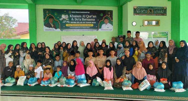 Alumni MAN Pematangsiantar Angkatan 1996 Santuni Puluhan Anak Yatim
