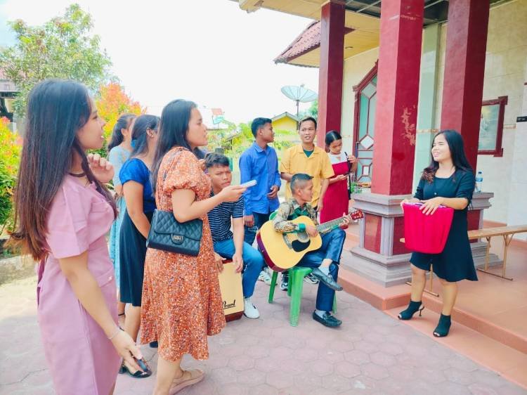 NHKBP Sirantau Galang Dana Bantu Pengobatan Marlis Ritonga