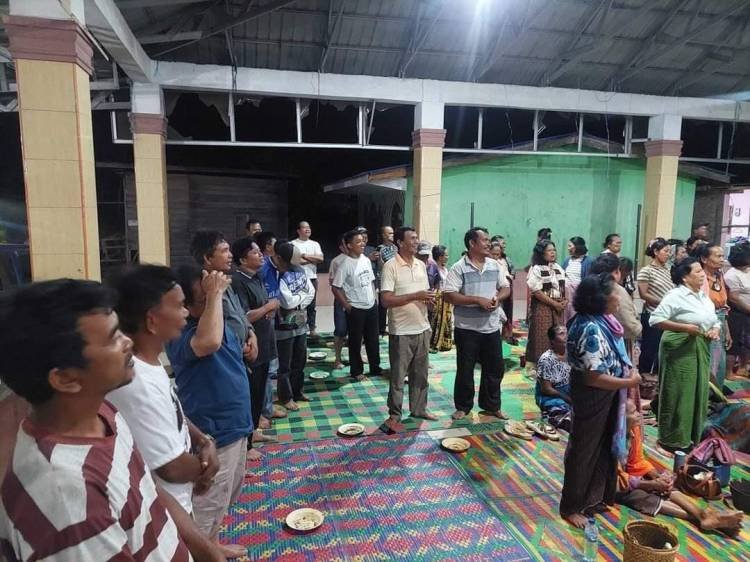 Masyarakat Lintas Agama di Desa Limang Karo Berdoa Bersama Minta Hujan