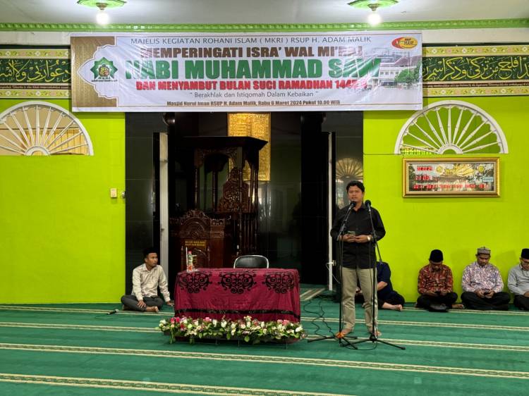 RS Adam Malik Peringati Isra&rsquo; Mi'raj dan Sambut Bulan Ramadan 1445 H