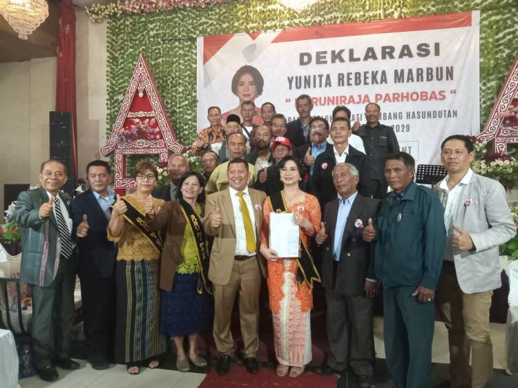 Yunita Rebeka Marbun Deklarasikan Maju jadi Balon Bupati Humbahas dari Jalur Independen