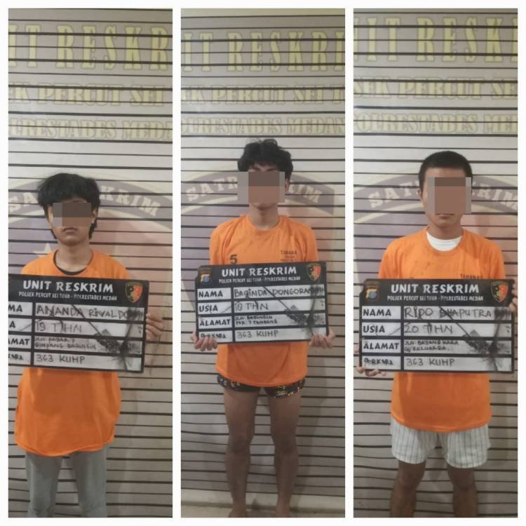 Polisi Amankan 3 Pelaku Curanmor