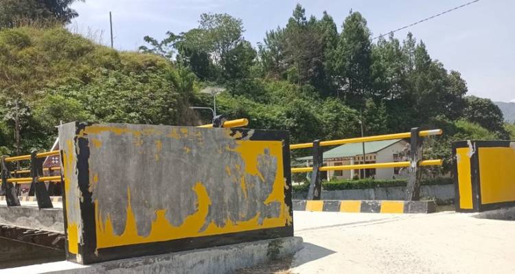 LSM WGAB Toba Laporkan Proyek Pembangunan Jembatan Narumonda VIII ke Polres Toba