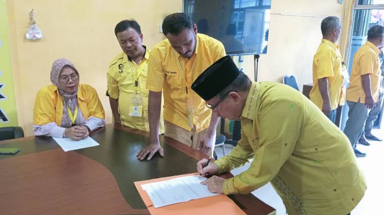 Ir H Arwin Siregar Mendaftar Sebagai Bacalon Wakil Wali Kota ke Golkar Padangsidimpuan