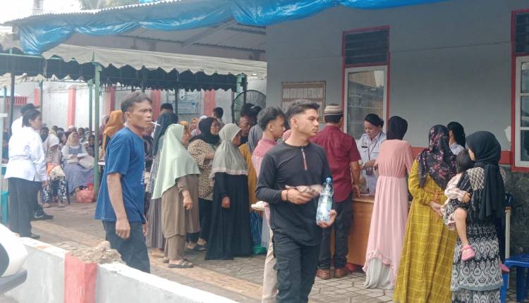 Suasana Idul Fitri, Lapas Kelas II B Tebingtinggi Ramai Pengunjung