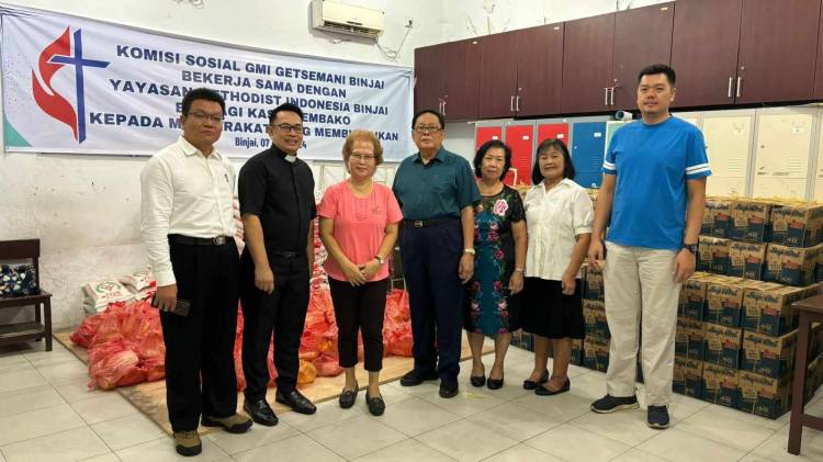 Methodist dan GMI Getsemani Fokus Pelayanan Sosial Kemasyarakatan