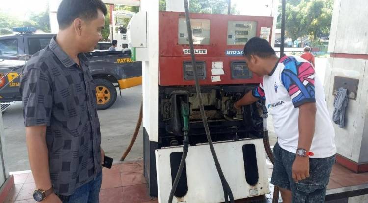 Polres Tanjungbalai Cek Stok BBM dan Alat Ukur di SPBU