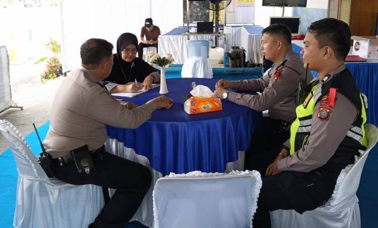 Kabag Deputi V Kemenko Polhukam Cek Pos Pengamanan Lebaran di Tebingtinggi