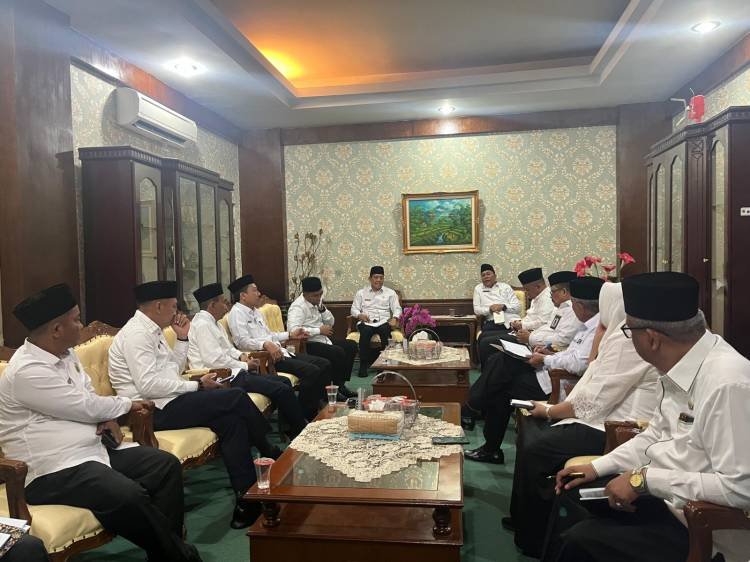 Pasca Libur Lebaran, Kakanwil Kemenag Sumut Koordinasi Pelaksanaan Tugas