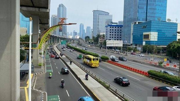 Jakarta 'Kosong Melompong' Ditinggal Mudik Warga
