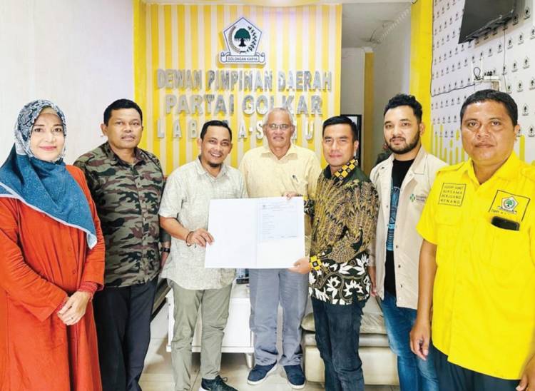 Bupati Hendri Sitorus Ambil Formulir Pendaftaran ke Golkar untuk Pilkada Labura