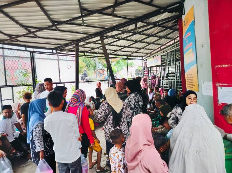 Idul Fitri, Lapas Tanjungbalai Ramai  Pengunjung
