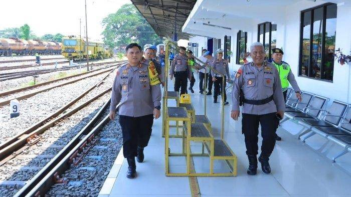 Arus Mudik di Labuhanbatu dan Labura Lancar, Kapolres Tinjau Pospam dan Posyan Idul Fitri