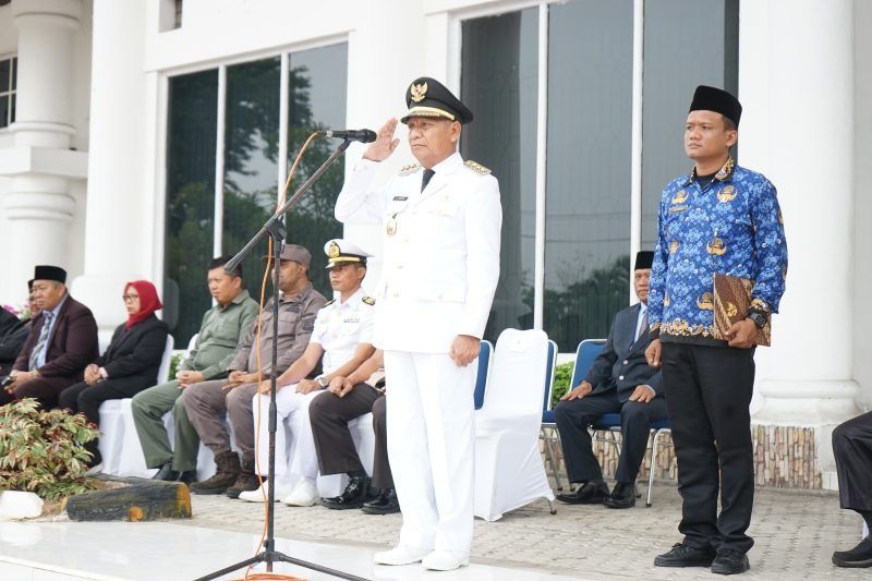 Bupati Asahan Pimpin Upacara Peringatan Otda XXVIII Tahun 2024