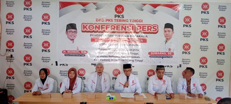 Besok, PKS Buka Pendaftaran Balon Wali Kota dan Wakil Wali Kota Tebingtinggi