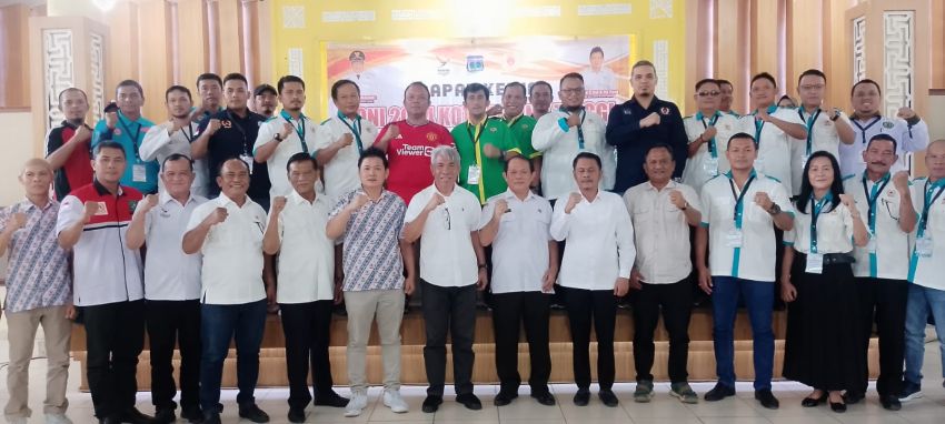 Rapat Kerja KONI Tebingtinggi Tahun 2024, Basyaruddin Nasution : Apresiasi KONI Lahirkan Atlit untuk PON XXI