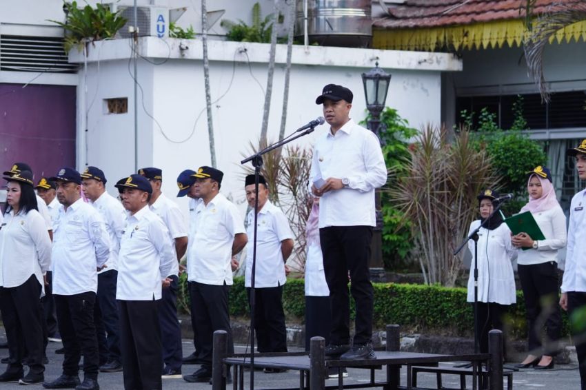 Apel Perdana Bersama ASN, Pj Wali Kota Tebingtinggi Tekankan Pentingnya 'Esprit De Corps'