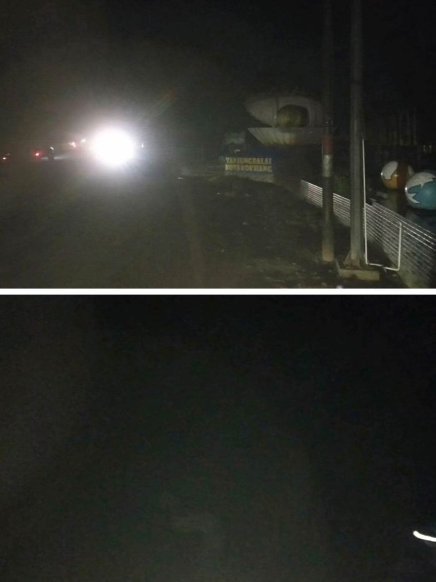 LPJU Mati, Pintu Masuk Kota Tanjungbalai Gelap Gulita