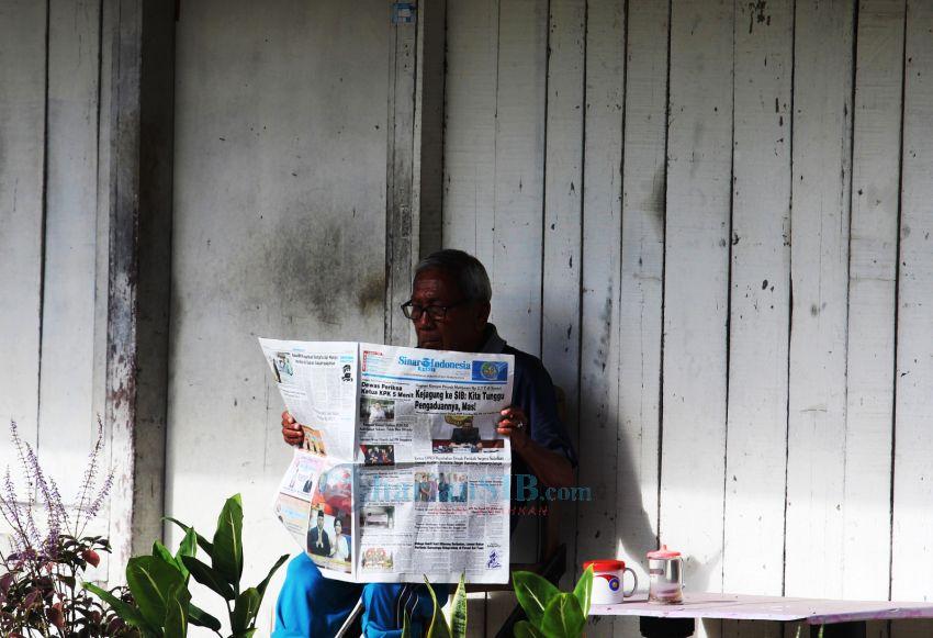 Poltak Panggabean Pembaca Setia SIB di Sidikalang