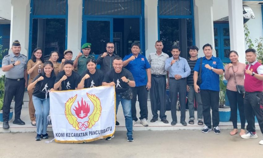 KONI Pancurbatu Lepas Atlet Taekwondo Bertarung Memperebutkan Piala Pangkostrad di Jakarta
