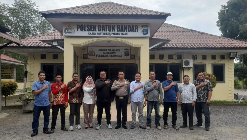 Terima Audiensi PPK, Polsek Datuk Bandar Siap Bersinergi Sukseskan Pilkada