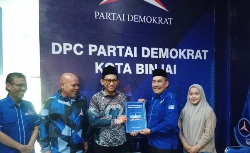 Dapat Restu Bobby Nasution, Tenaga Ahli Wali Kota Medan ini Daftar Calon Wali Kota Binjai