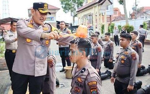 Kapolres Padangsidimpuan Sambut 15 Personel Bintara