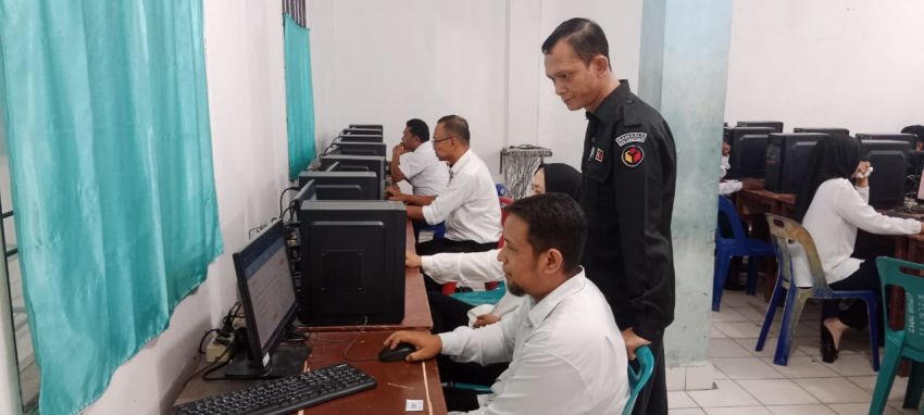 Bawaslu Tebingtinggi Uji 44 Calon Anggota Panwas Kecamatan