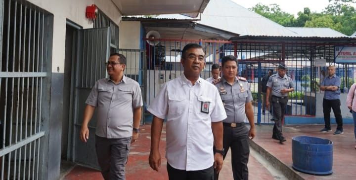 Kakanwil Kemenkumham Sumut Monitoring Rutan Pangkalan Brandan