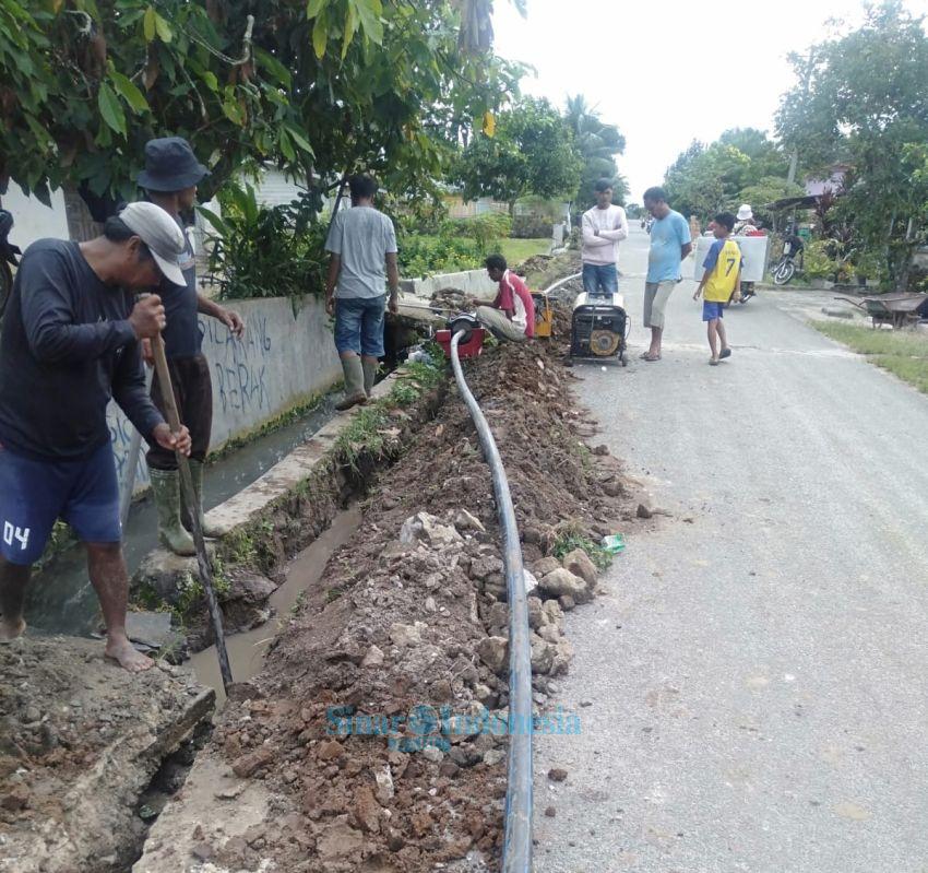 Air Bersih Tak Kunjung Mengalir ke Rumah Warga Maligas Tongah Simalungun, Proyek SPAM Dipertanyakan