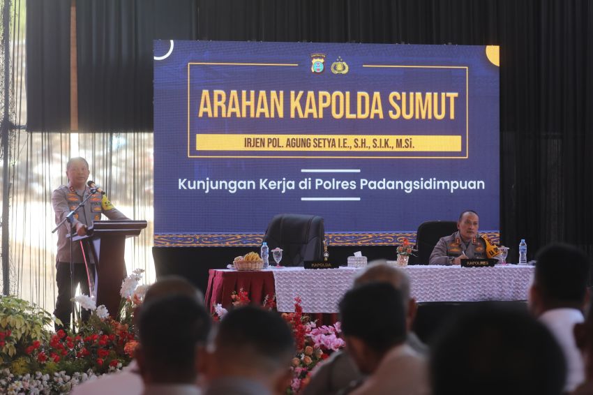 Kapolda Sumut Ajak Personel Polres Tapteng Perangi Narkoba