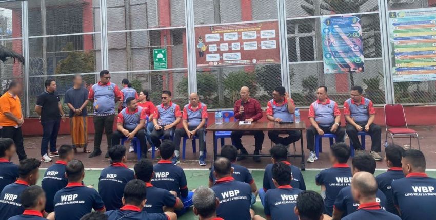 Plt Kepala Lapas Pancurbatu Lakukan Dialog dengan Warga Binaan