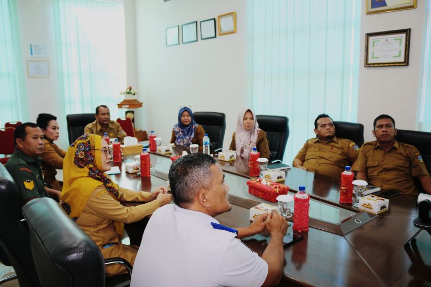 Pemko Tebingtinggi Ikuti Rakor Pengendalian Inflasi Secara Virtual