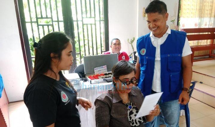 Gandeng IROPIN Sumut, GBKP Runggun Binjai Gelar Cek Kesehatan Mata