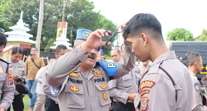 Propam Polda Sumut Gaktibplin di Polres Labuhanbatu