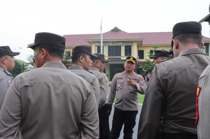 Polres Batubara Cek Kesiapan Jelang Kedatangan Kapolda Sumut