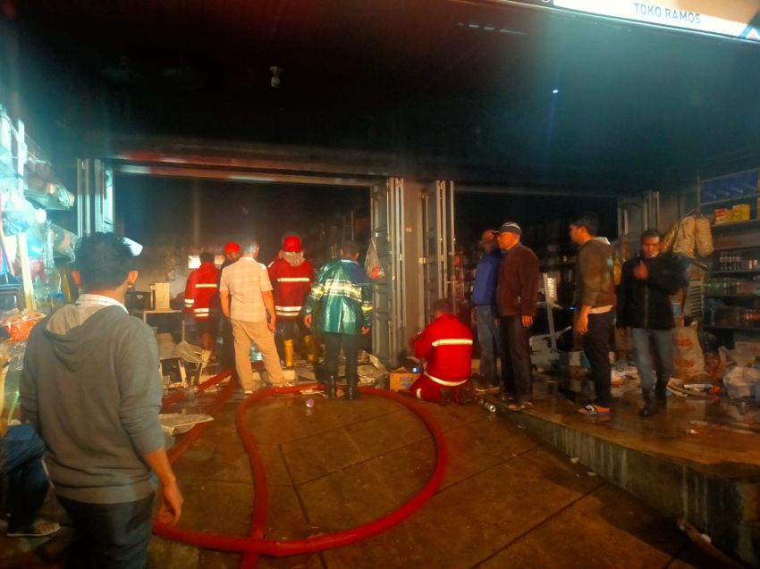 Toko Sembako di Siborongborong Taput Terbakar, Kerugian Capai Rp 300 Juta