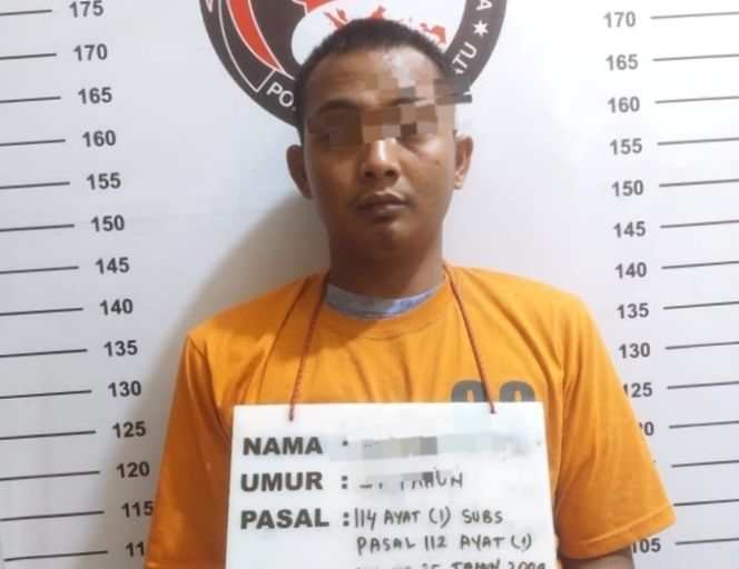 Polisi Tangkap Terduga Pengedar Narkoba di Bulucina Sidorejo