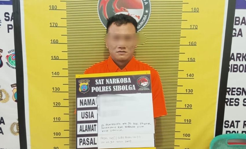 Operasi Antik 2024, Polres Sibolga Tangkap Tersangka Kasus Ganja