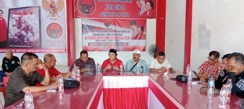 HUT ke-152 Kota Binjai, T. Samulya Surya Indra Daftar Calon Wali Kota ke PDIP
