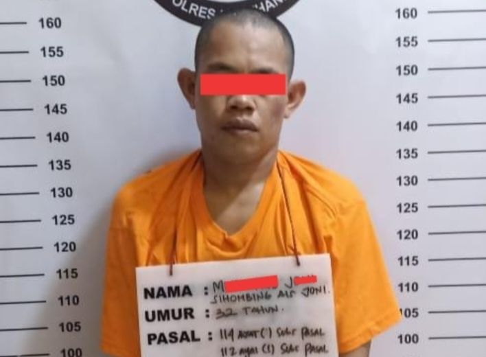 Terduga Pengedar Narkoba di Sigambal Ditangkap